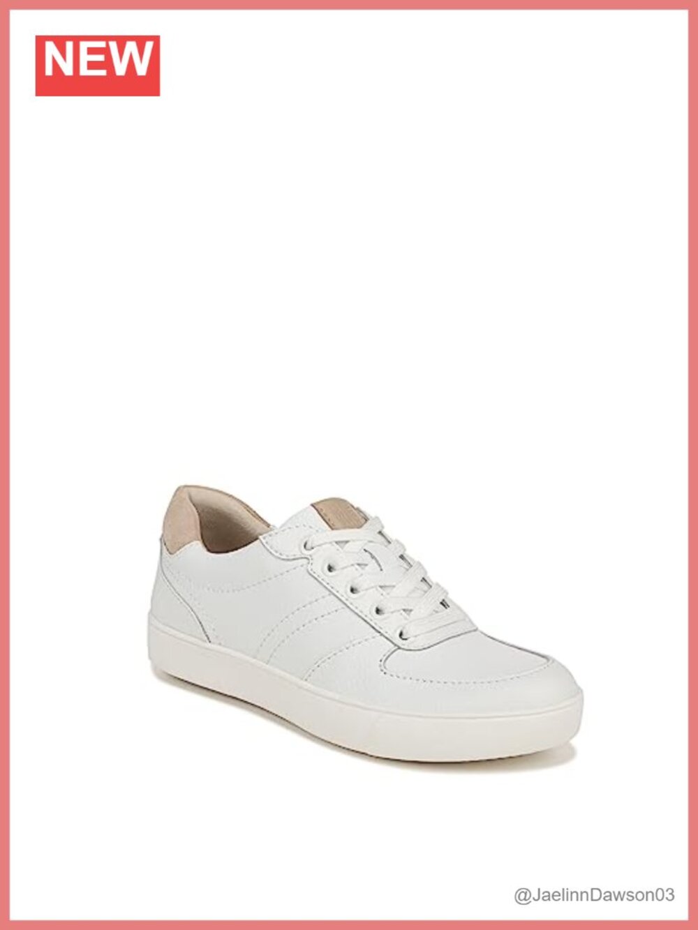 Naturalizer Murphy Women's Lace-Up Fashion Sneaker with Leather/Suede Upper